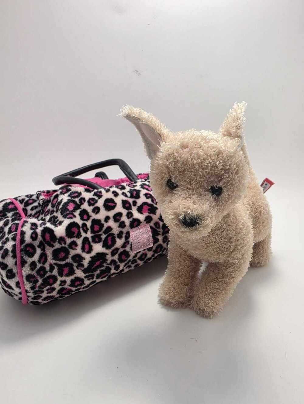 Vintage Douglas Chihuahua Plush in Purse, Stuffed Animal, Douglas Plush (6 inch)